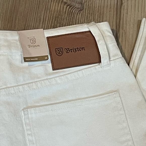 Brixton NWT White High Waisted Carpenter Jean - size 28 - Picture 7 of 8